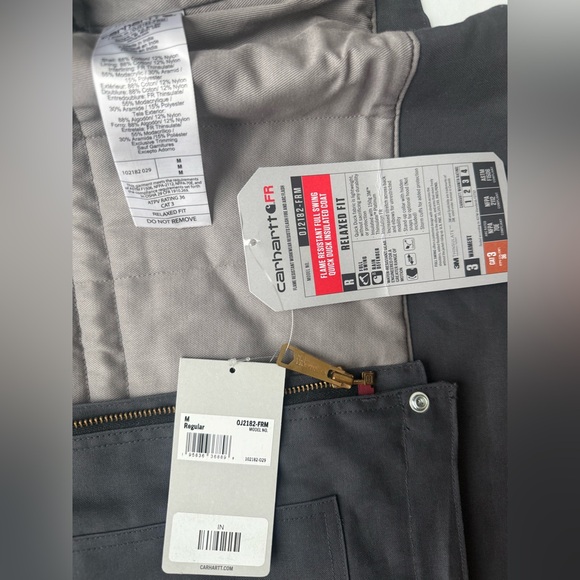 Carhartt Flame Resistant FR Gray Coat - Picture 9 of 9